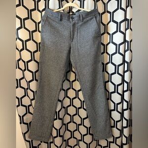 Banana Republic Gray Aiden Tweed Pant